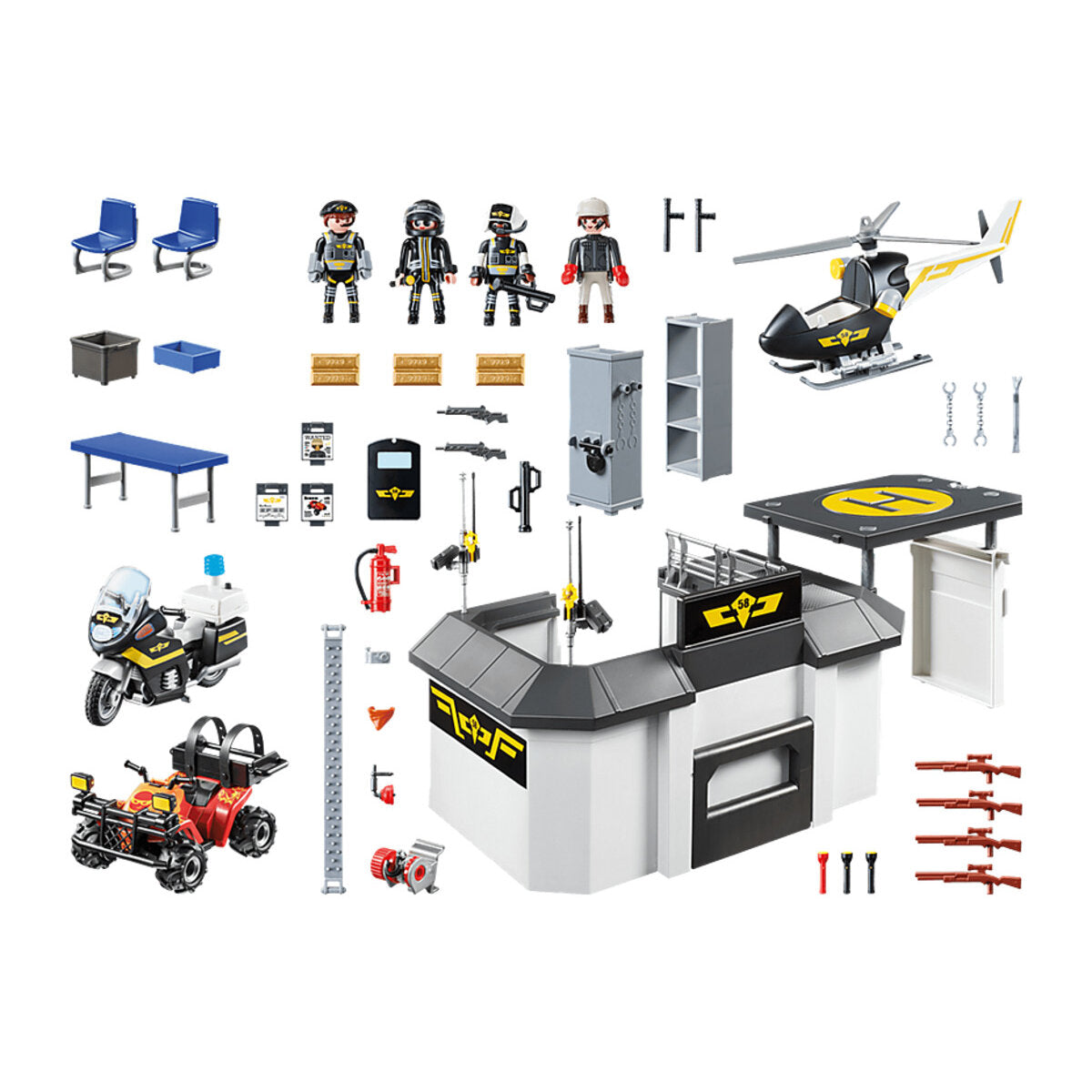 PLAYMOBIL® 70338 City Action Große Mitnehm-SEK-Zentrale