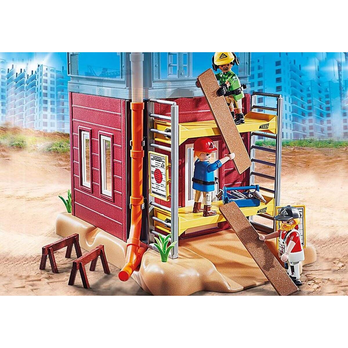 PLAYMOBIL® 70446 City Action - Baugerüst mit Handwerkern