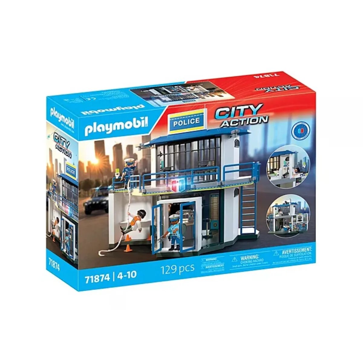 PLAYMOBIL® 71874 Act!on Heroes Polizei mit Fahndungsraum