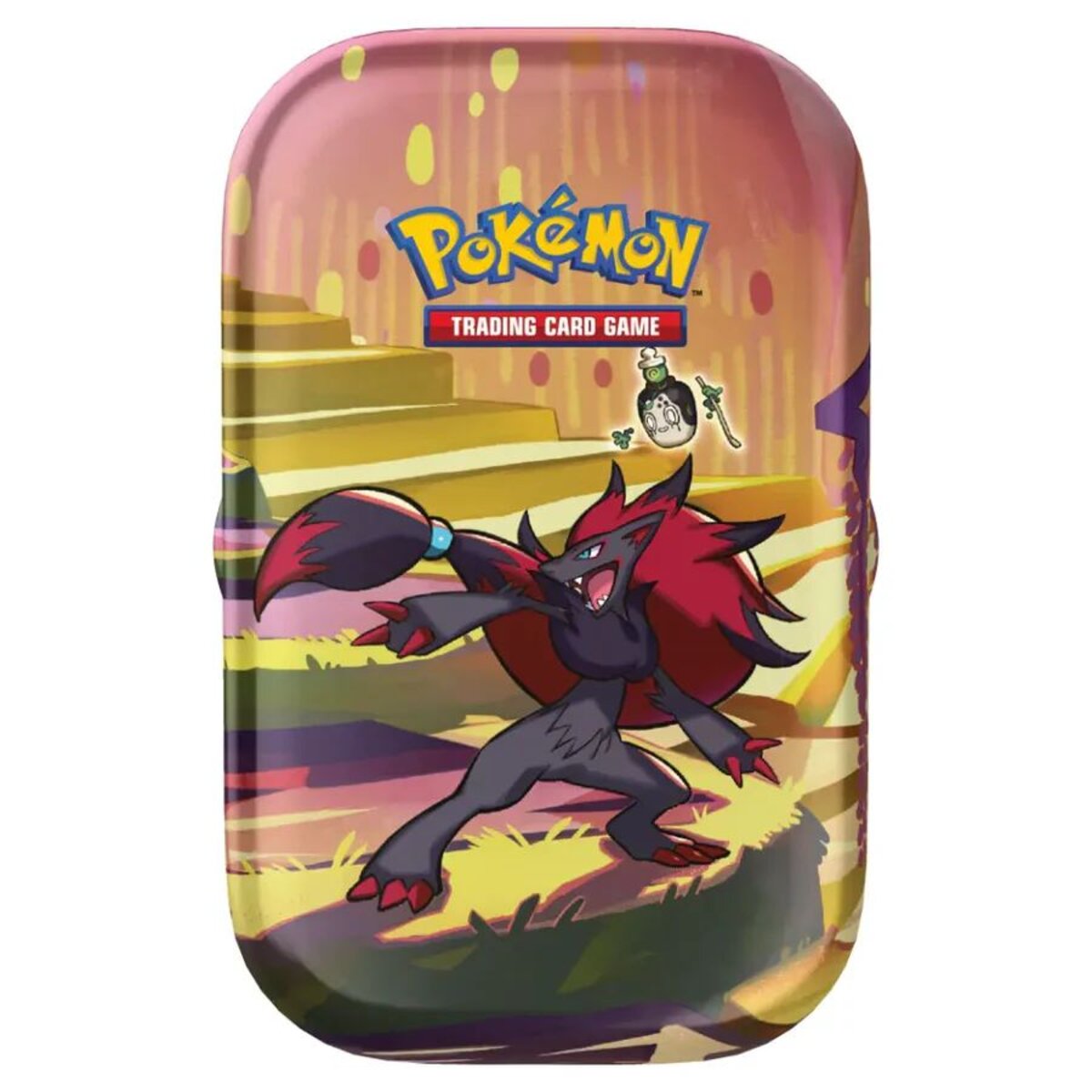 Pokemon Mini Tin-Box Karmesin & Purpur - Nebel der Sagen, 1 Stück, 5-fach sortiert