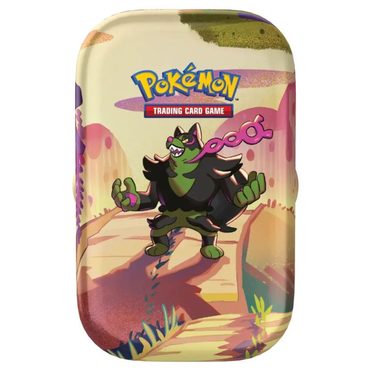 Pokemon Mini Tin-Box Karmesin & Purpur - Nebel der Sagen, 1 Stück, 5-fach sortiert
