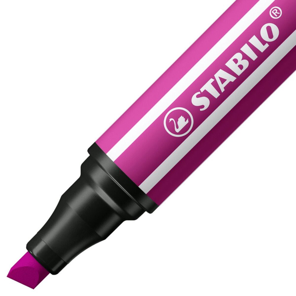 Premium-Filzstift mit dicker Keilspitze - STABILO Pen 68 MAX - Einzelstift - pink