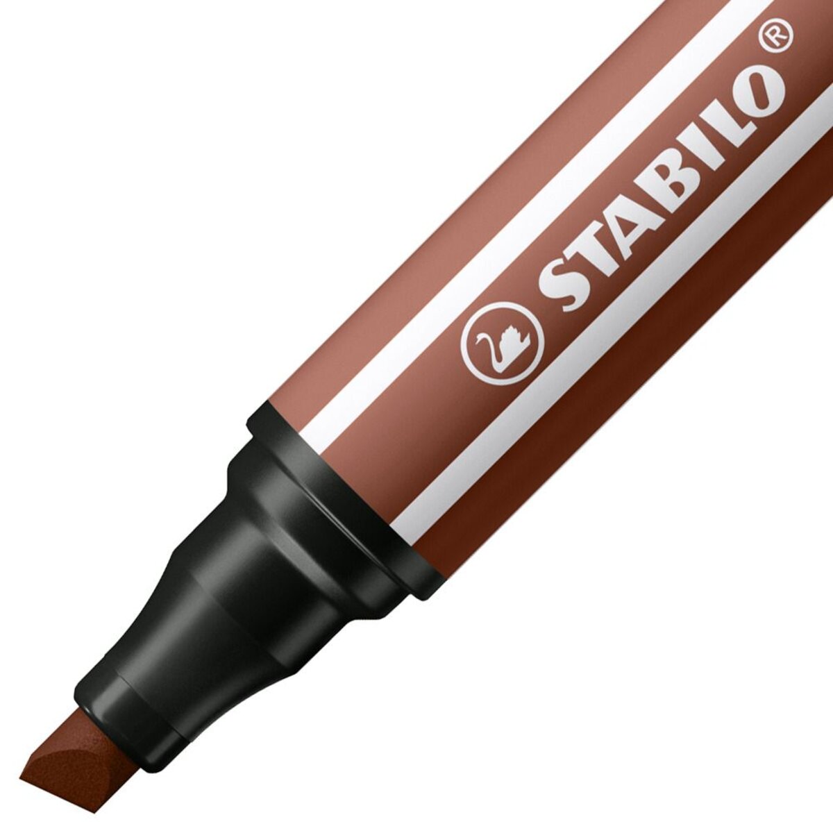 Premium-Filzstift mit dicker Keilspitze - STABILO Pen 68 MAX - Einzelstift - siena