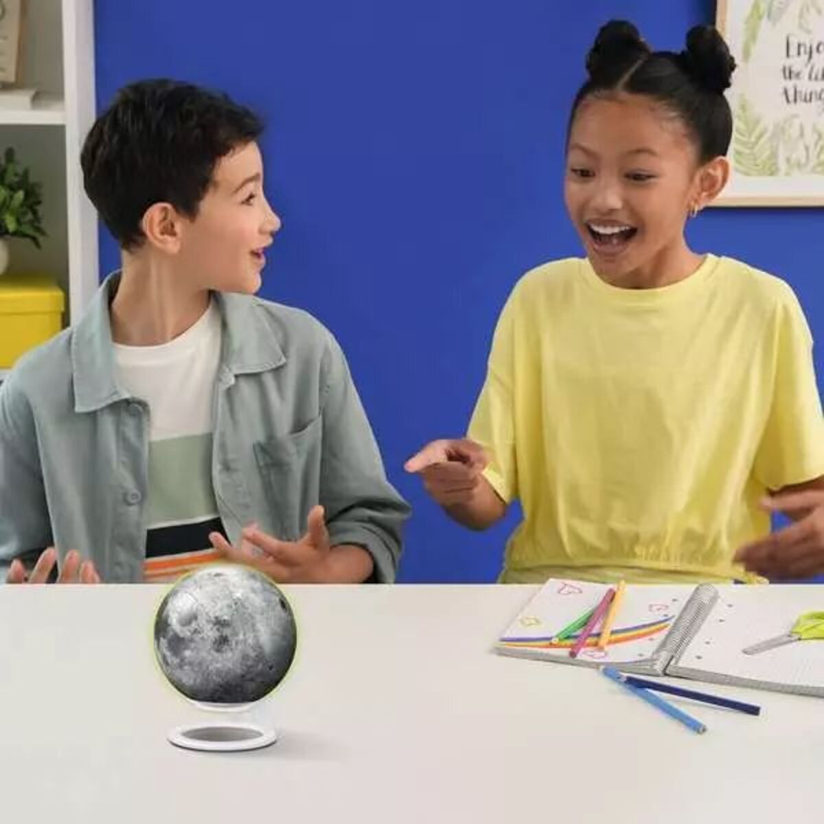 Ravensburger 3D Puzzle - Puzzle-Ball Der Mond - Glow-in-the-Dark, 73 Teile