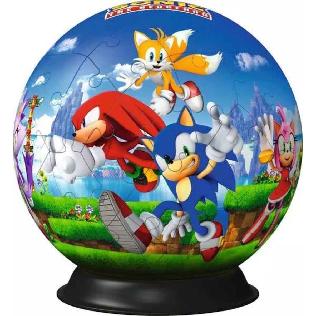 Ravensburger 3D Puzzle - Puzzle-Ball Sonic the Hedgehog, 73 Teile