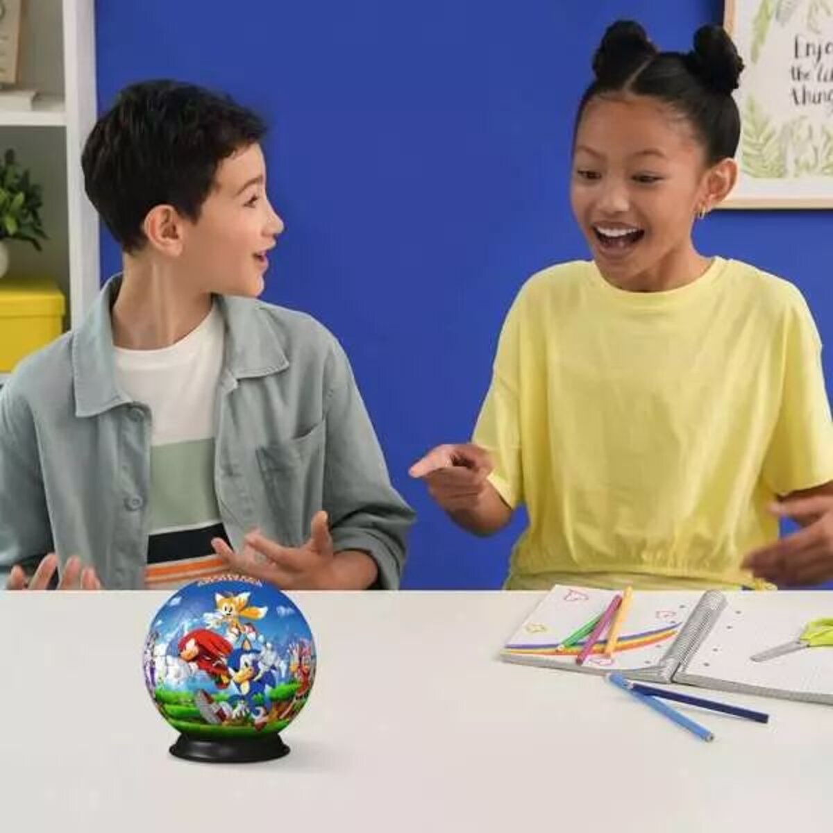 Ravensburger 3D Puzzle - Puzzle-Ball Sonic the Hedgehog, 73 Teile