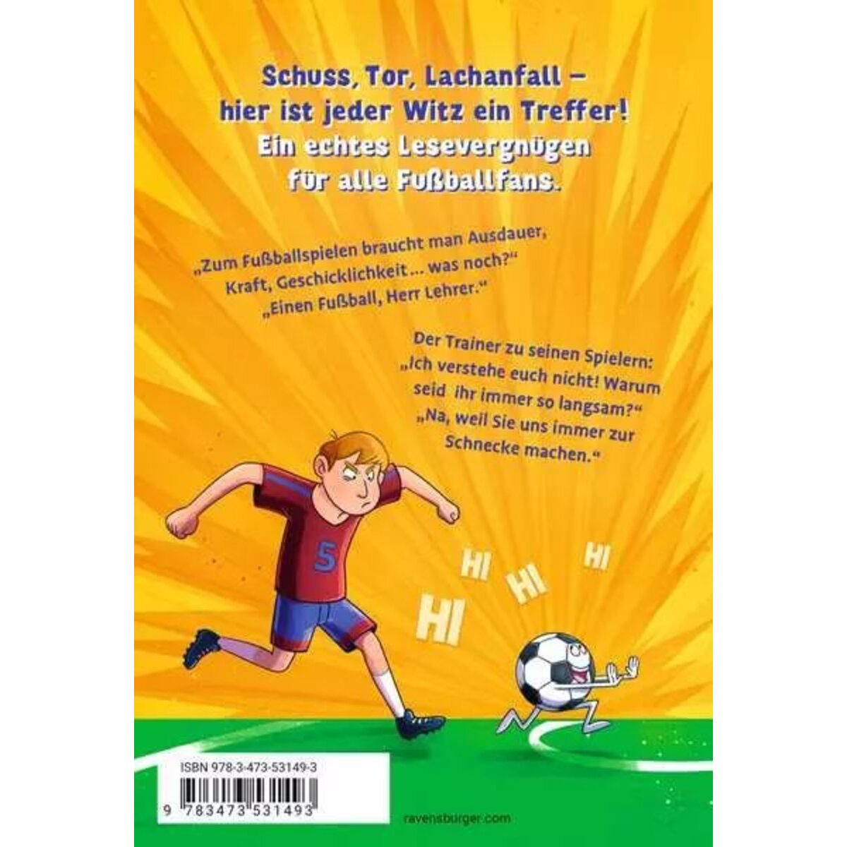 Ravensburger Auf den Rasen, fertig, los! Die besten Fußballwitze