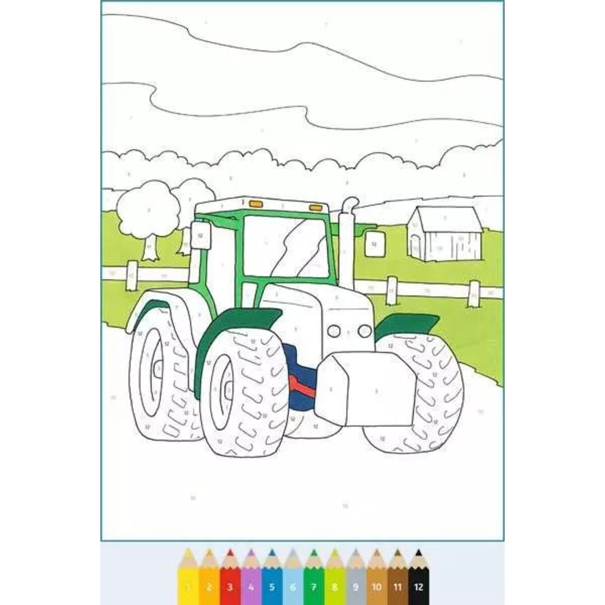 Ravensburger CreArt Malen nach Zahlen ab 5: Fahrzeuge