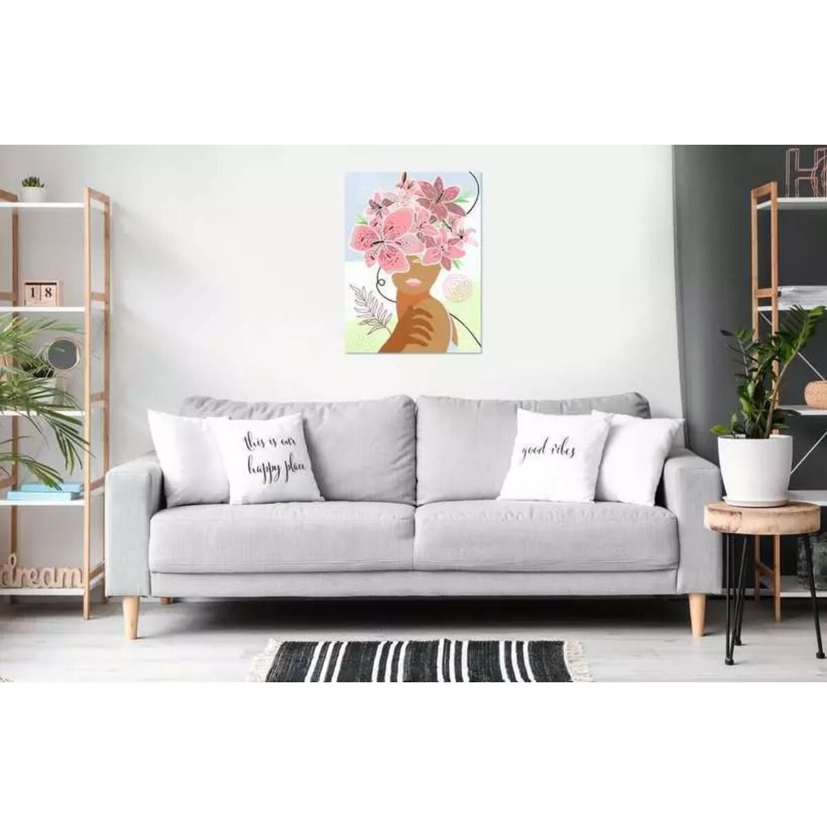 Ravensburger CreArt Malen nach Zahlen - Leinwand Flowers on my Mind / Gedankenblumen