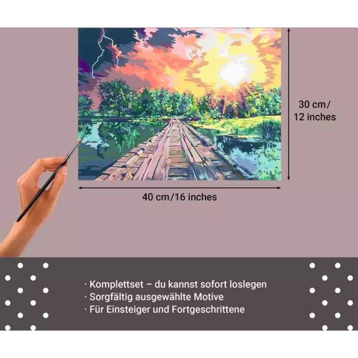 Ravensburger CreArt Malen nach Zahlen - Leinwand Magisches Licht