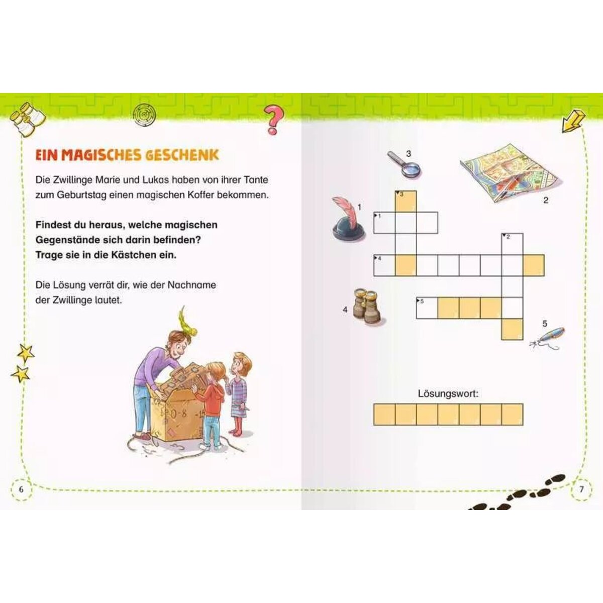 Ravensburger Die Jagd nach dem magischen Detektivkoffer: Das Rätselbuch für Spürnasen
