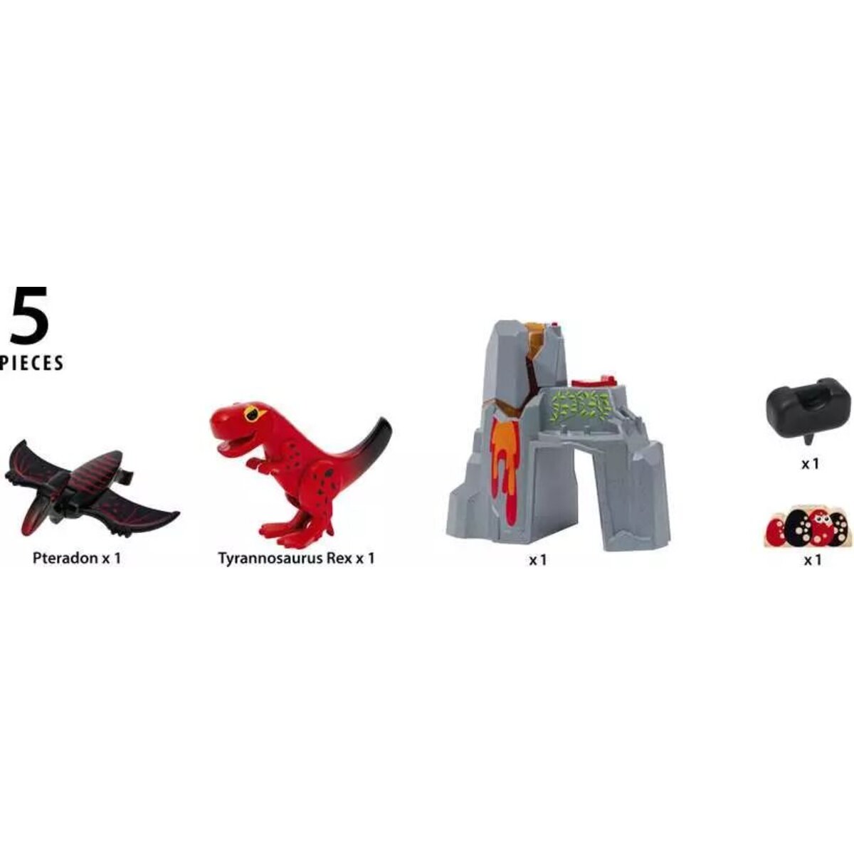 BRIO Dinosaurier-Vulkan mit Ausbruchsfunktion