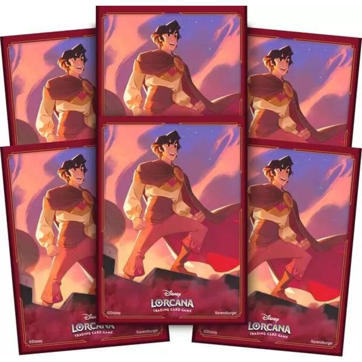 Ravensburger Disney Lorcana: Himmelsleuchten - Kartenhüllen Aladdin