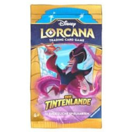 Ravensburger Disney Lorcana Trading Card Game: Die Tintenlande - Booster (Deutsch), 1 Stück, sortiert