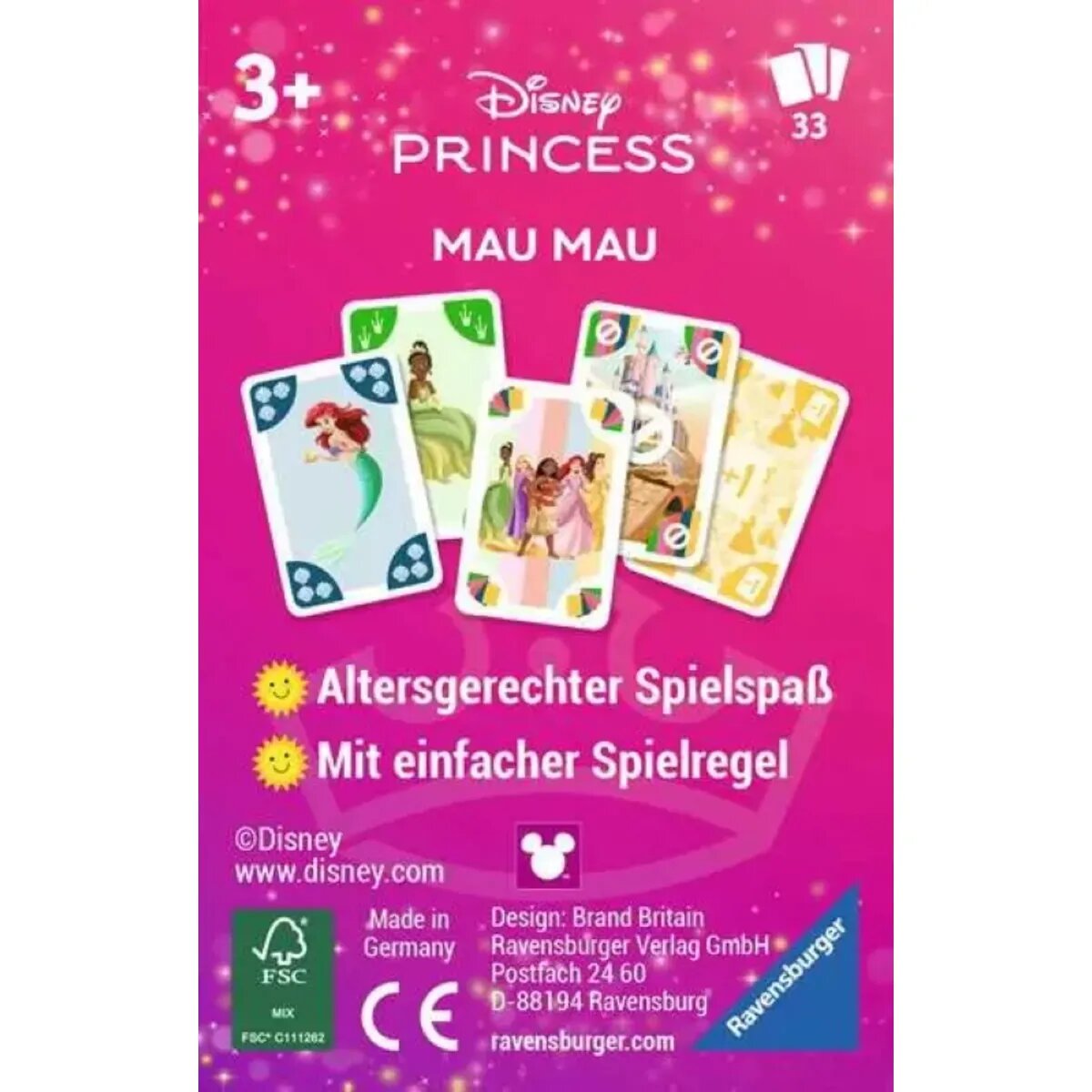 Ravensburger Disney Princess: Mau Mau Kartenspiel