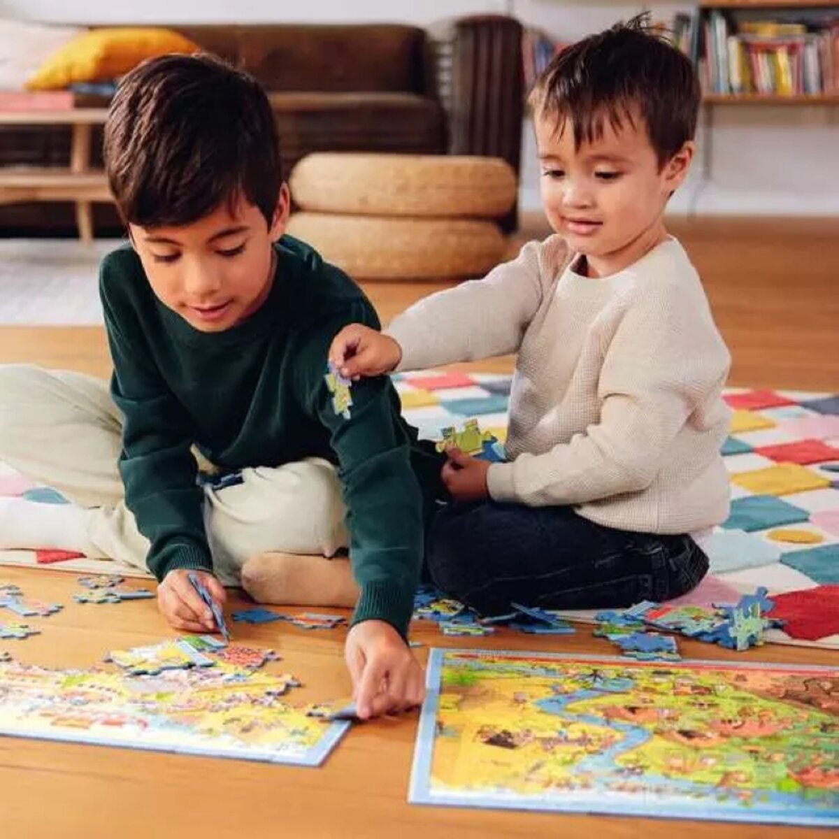 Ravensburger 4 Kinderpuzzle 12 + 16 + 20 + 24 Teile Vier Jahreszeiten 19 x 19 cm