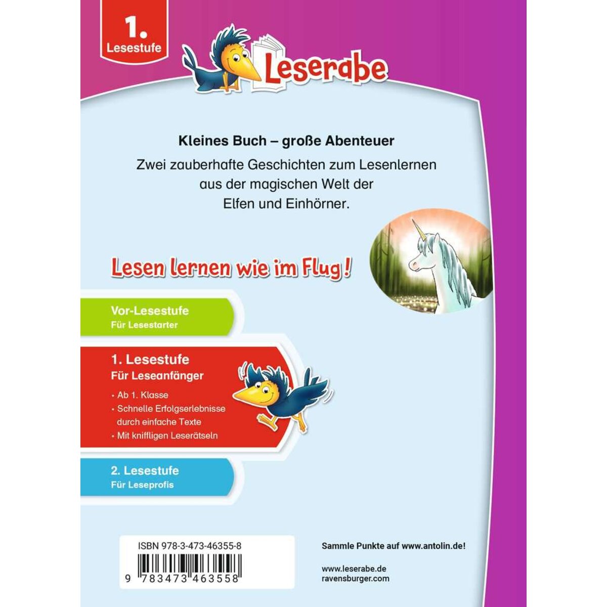 Ravensburger Leserabe - Sonderausgaben: Erstlesegeschichten - Elfen und Einhörner