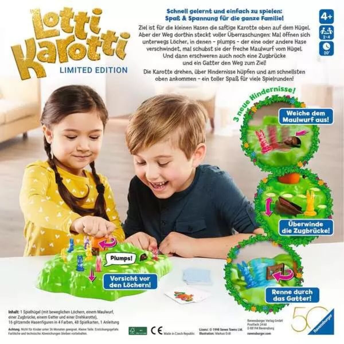 Ravensburger Lotti Karotti - Sonderausgabe 50 Jahre blaues Dreieck