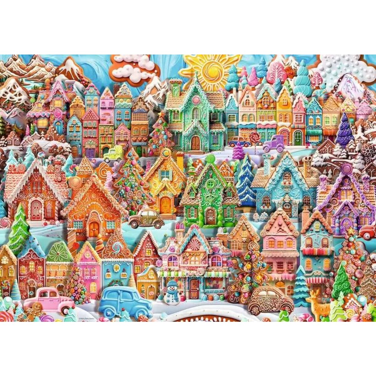 Ravensburger Puzzle - Christmas Cookie Village, 1000 Teile