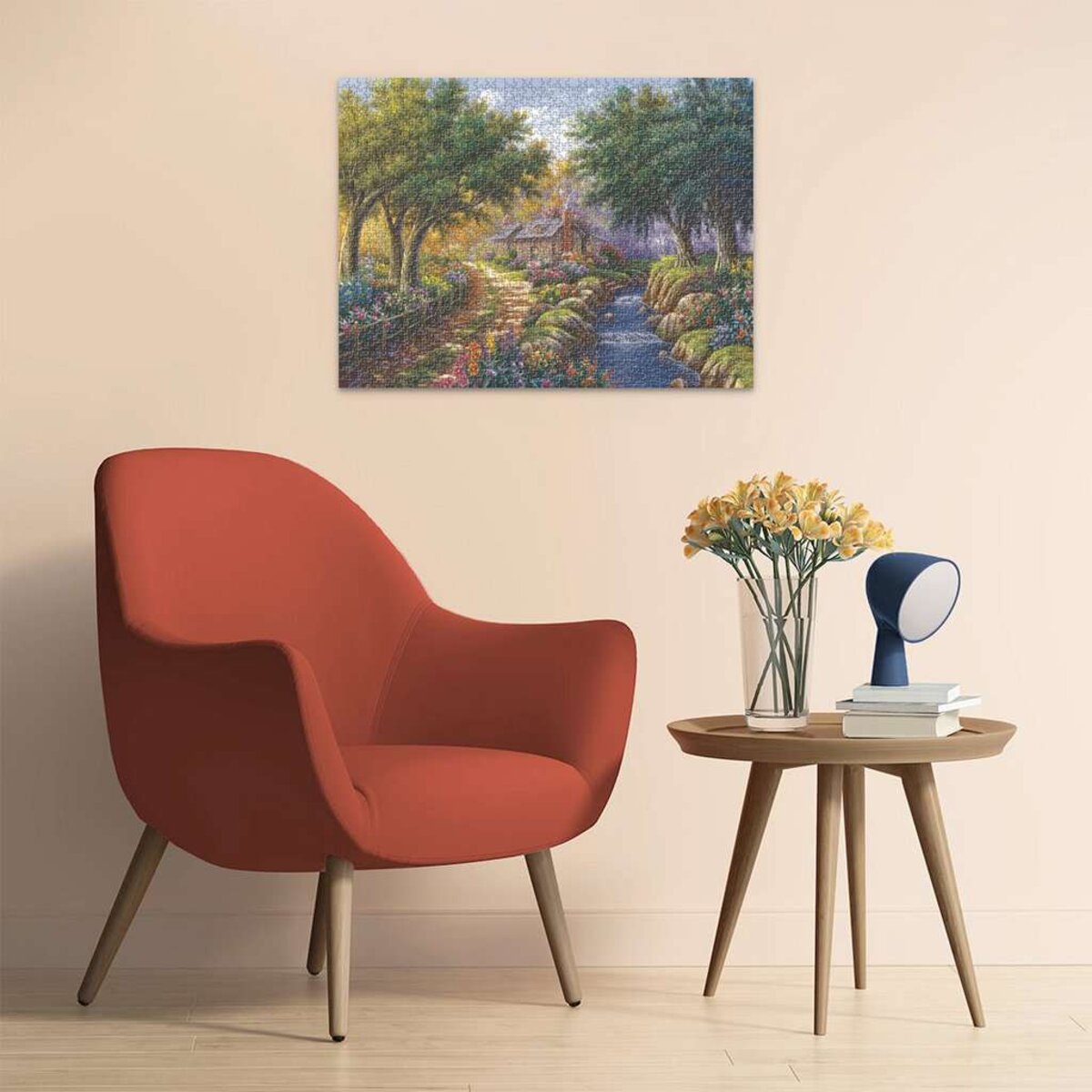 Ravensburger Puzzle - Cottage am Fluß, 1500 Teile
