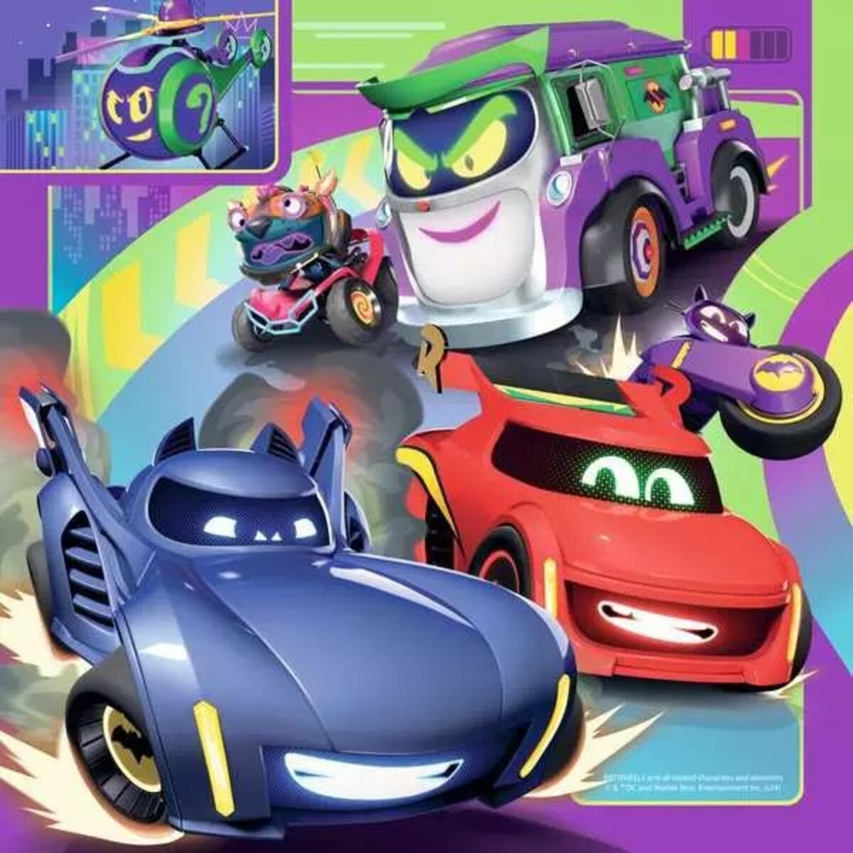 Ravensburger Puzzle - DC Comics: An alle Batwheels! 3 x 49 Teile