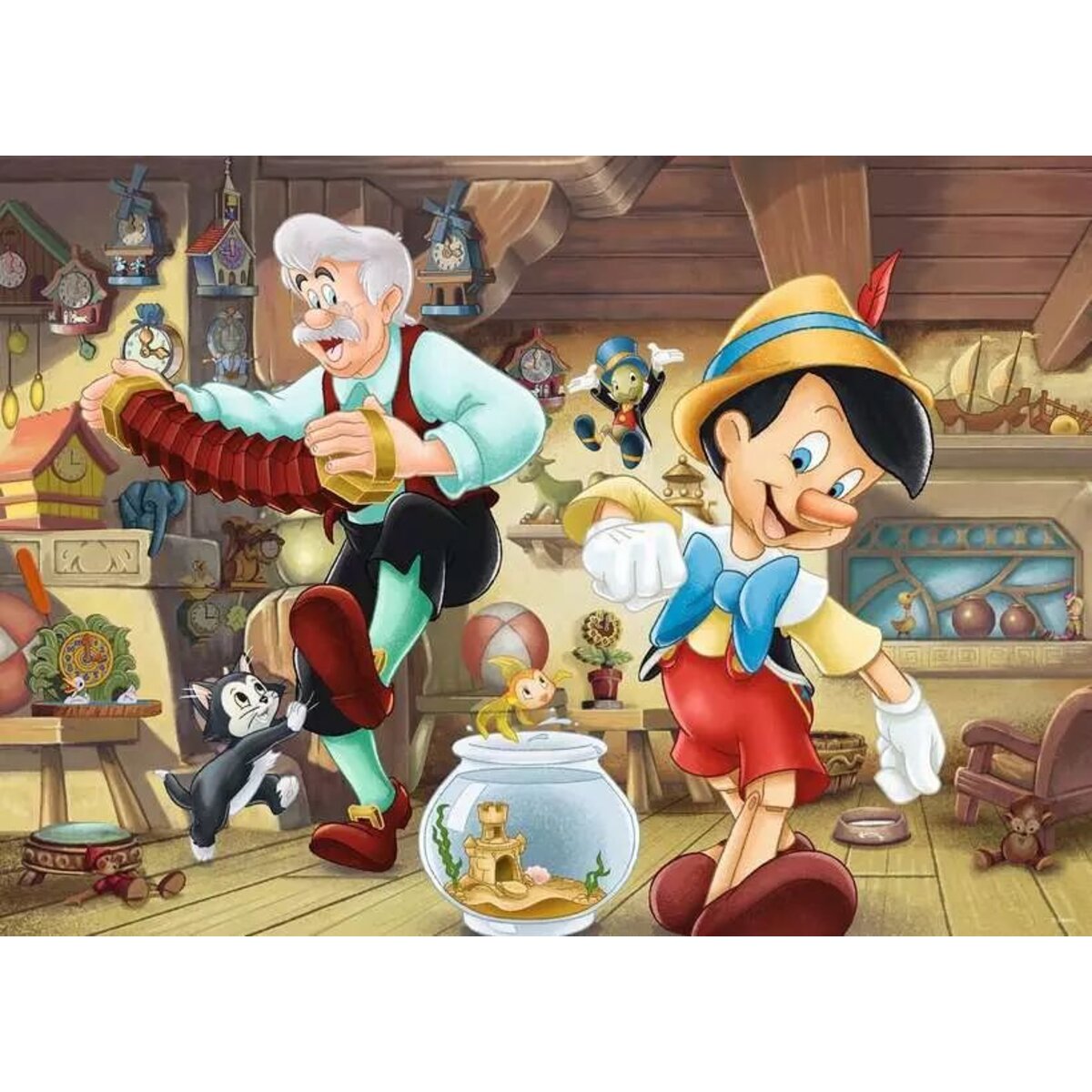 Ravensburger Puzzle - Disney Pinocchio, 1000 Teile