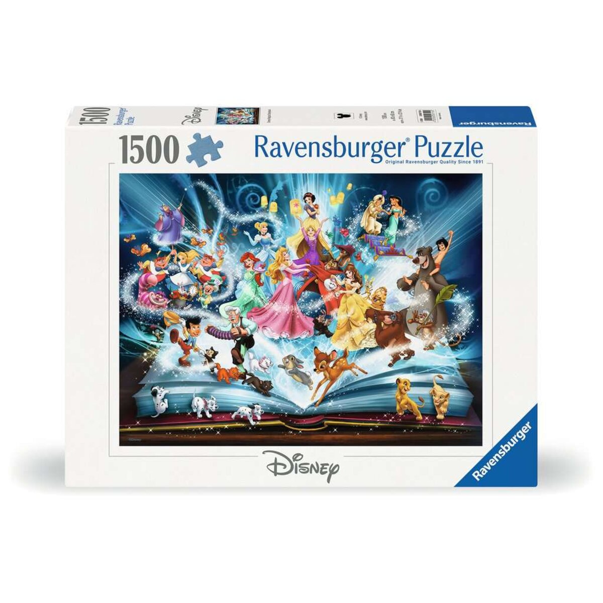 Ravensburger Puzzle - Disney´s magisches Märchenbuch, 1500 Teile