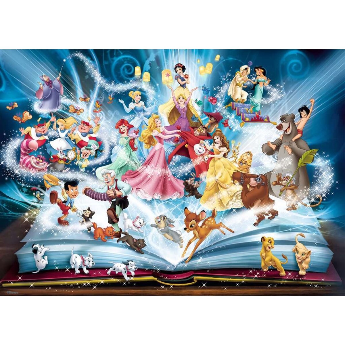 Ravensburger Puzzle - Disney´s magisches Märchenbuch, 1500 Teile