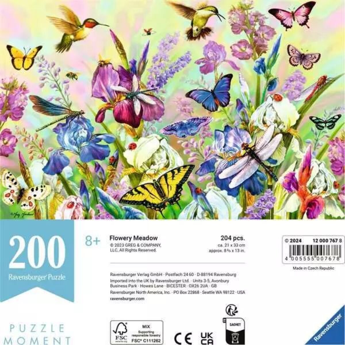 Ravensburger Puzzle - Flowery meadow, 200 Teile