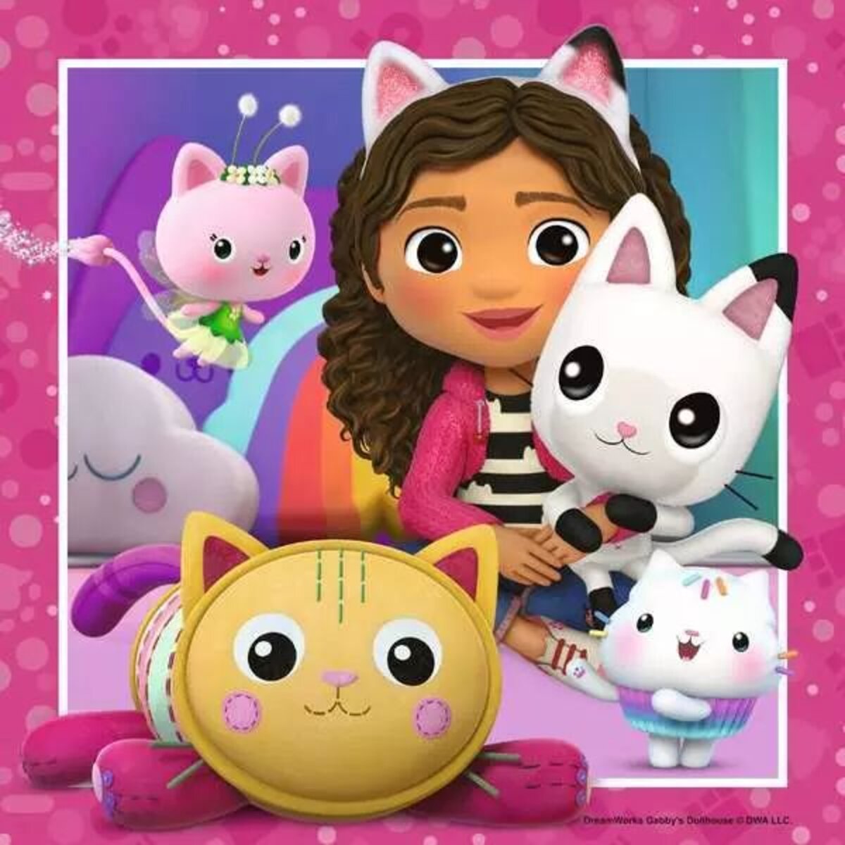 Ravensburger Puzzle - Gabby's Dollhouse: Spielzeit mit Gabby, 3 x 49 Teile