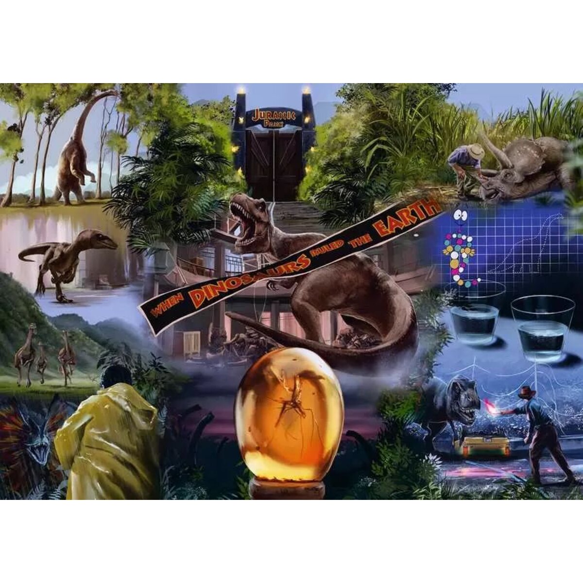 Ravensburger Puzzle - Jurassic Park, 1000 Teile