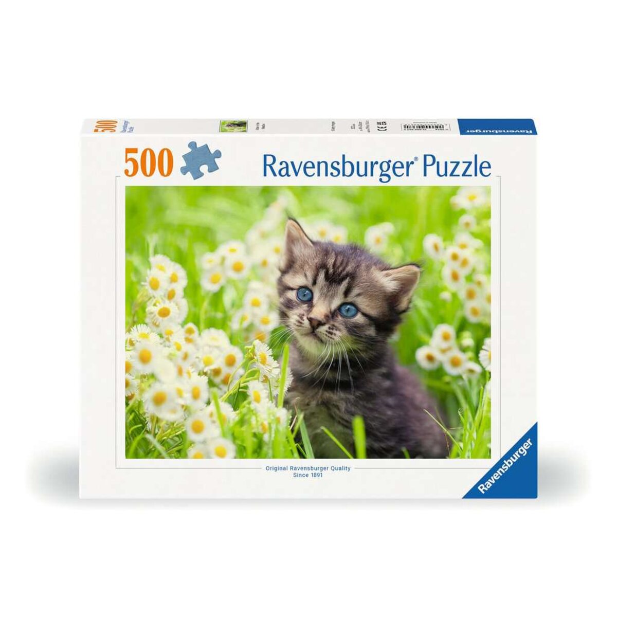 Ravensburger Puzzle - Kätzchen in der Wiese, 500 Teile