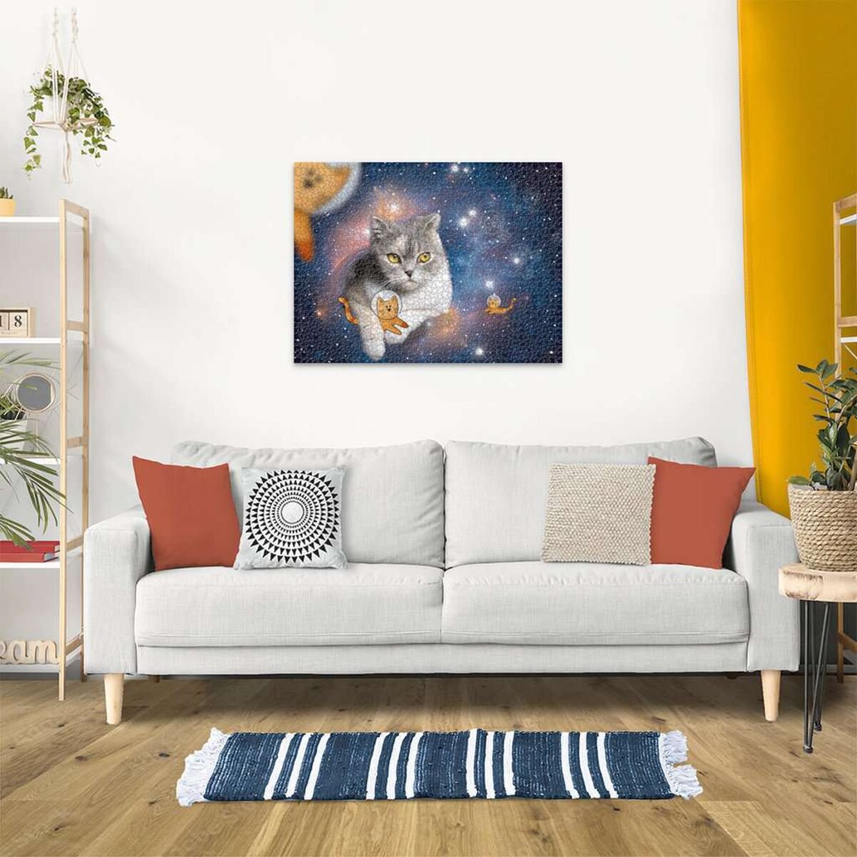 Ravensburger Puzzle - Katzen fliegen im Weltall, 1500 Teile