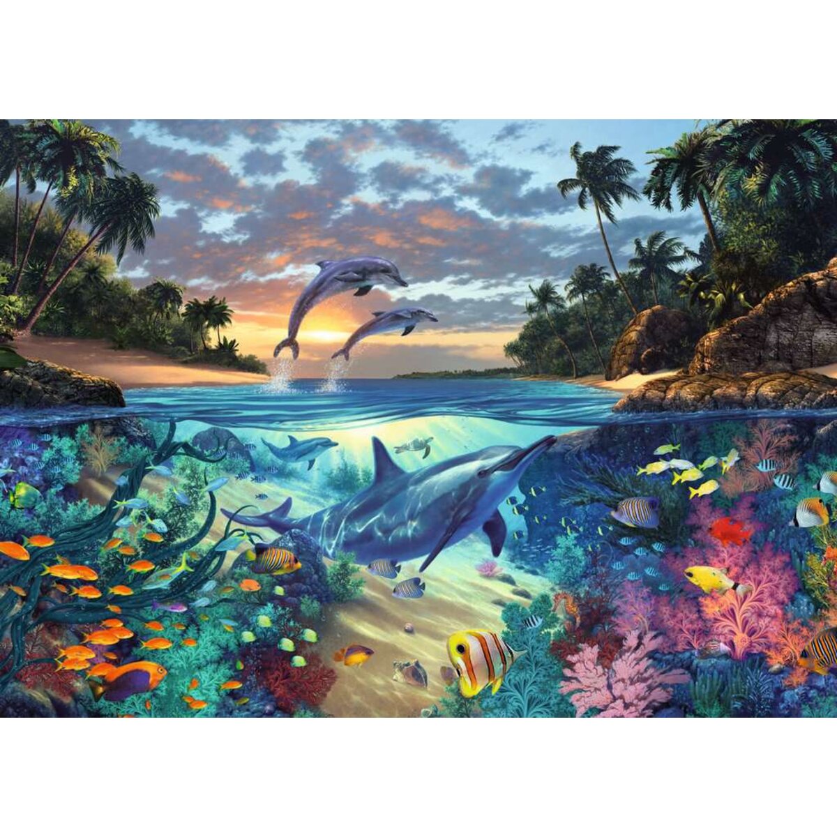 Ravensburger Puzzle - Korallenbucht, 1000 Teile