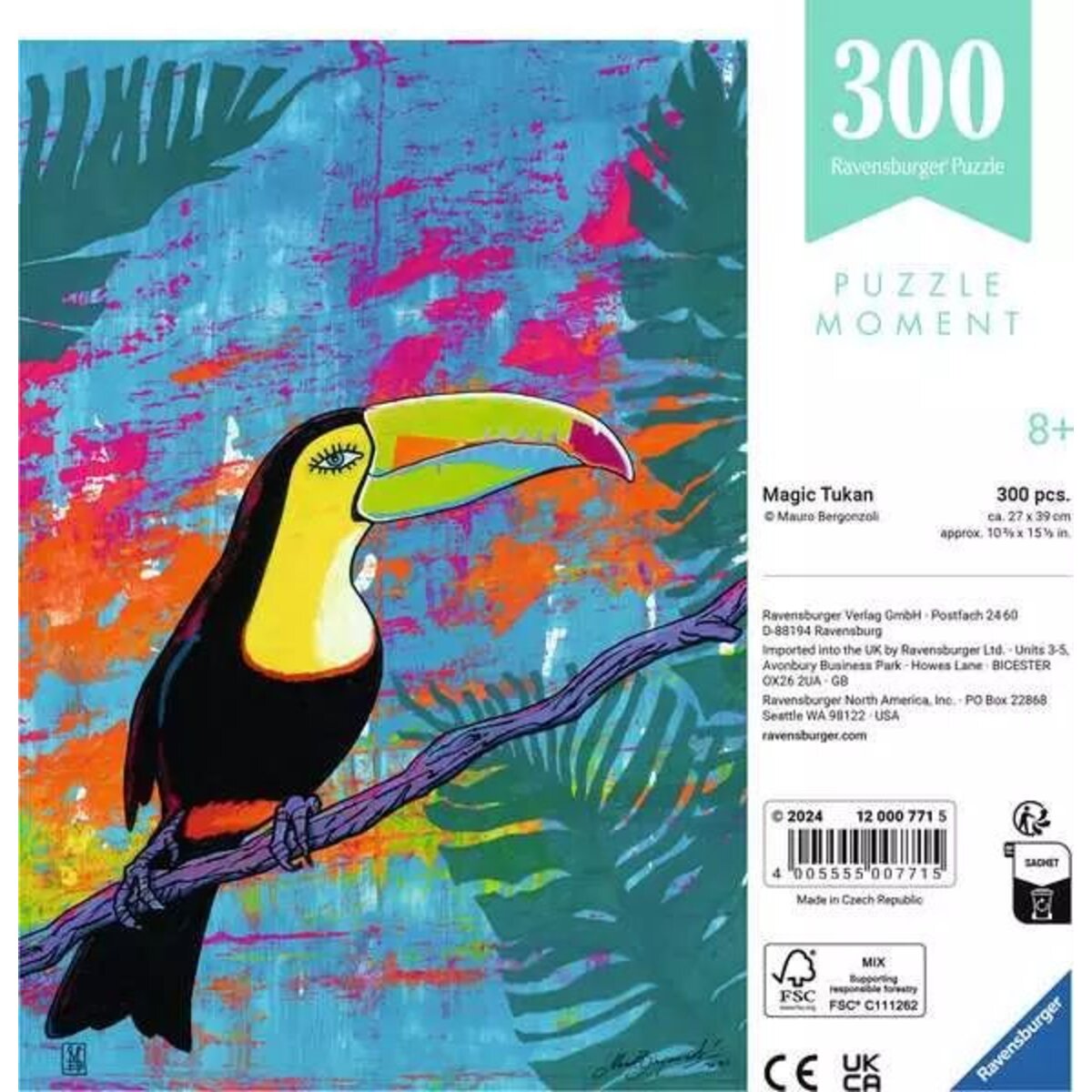 Ravensburger Puzzle - Magic Tukan, 300 Teile