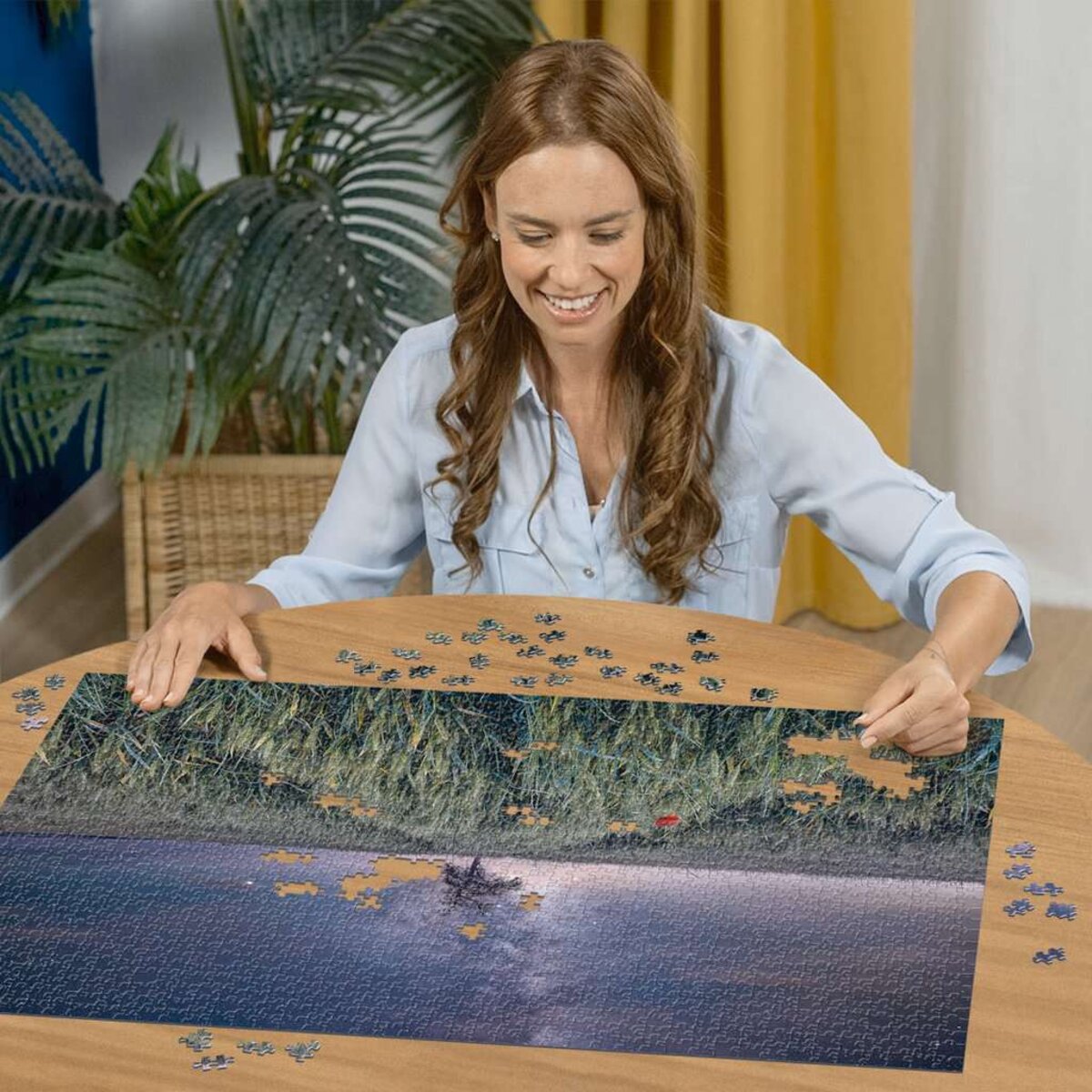 Ravensburger Puzzle - Nachthimmel über dem Kornfeld, 1500 Teile