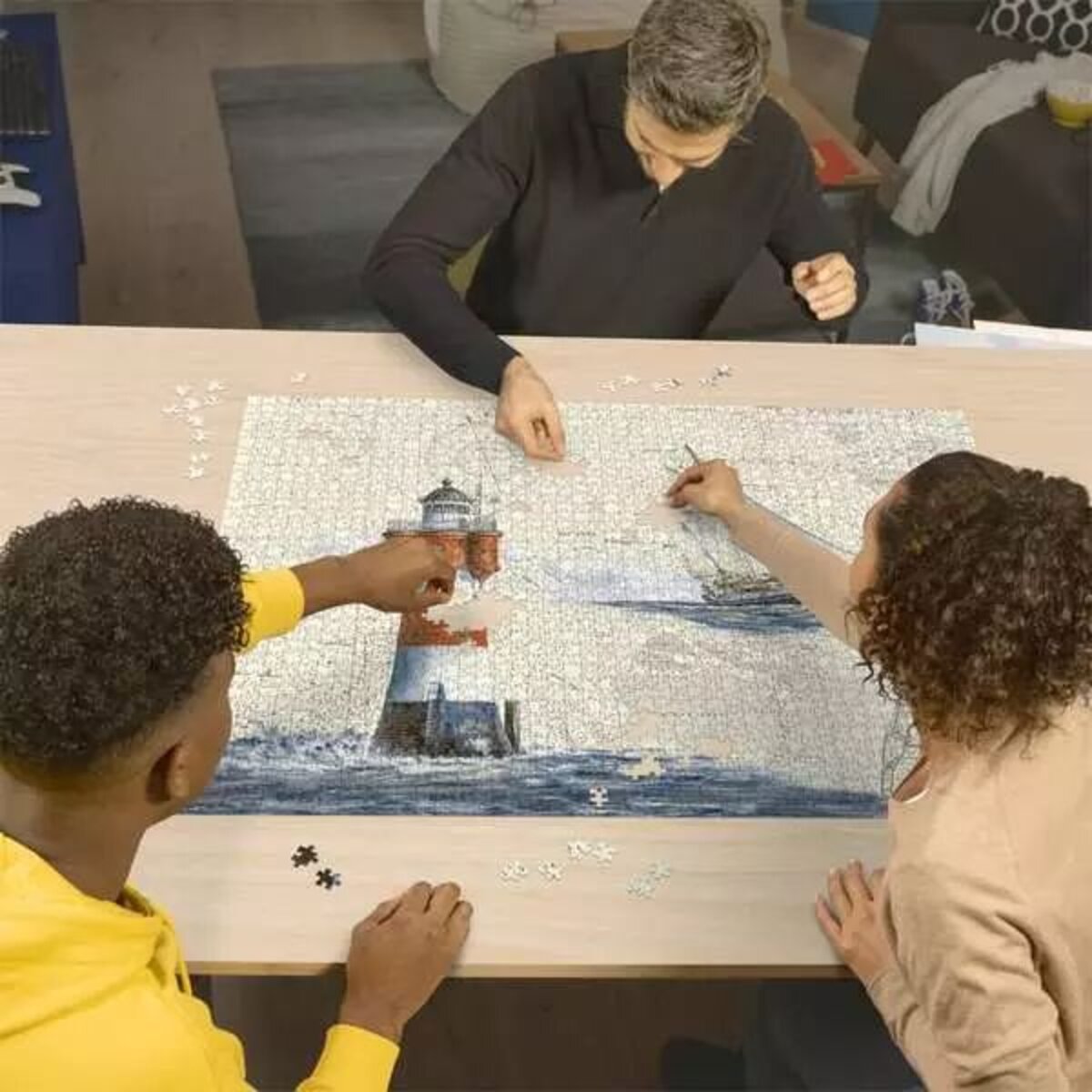 Ravensburger Puzzle - Romantischer Leuchtturm, 2000 Teile