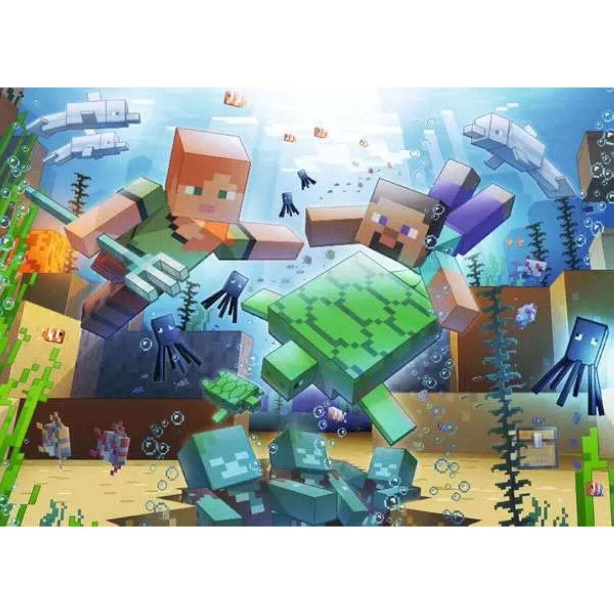 Ravensburger Puzzle 1000 Teile Minecraft Mosaic 70 x 50 cm