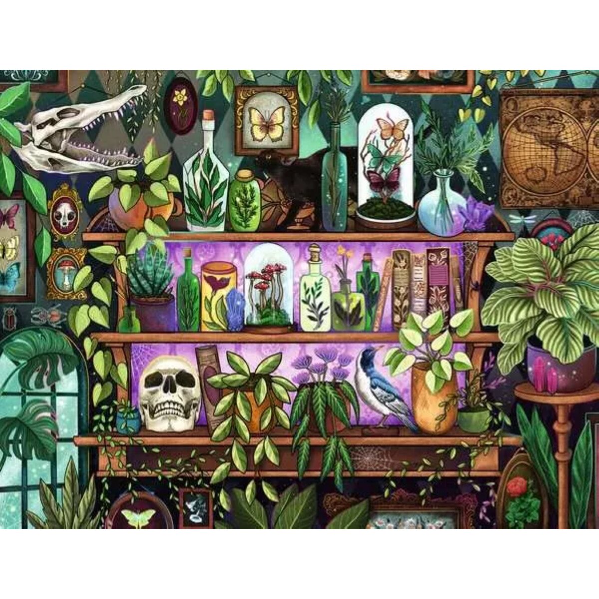 Ravensburger Puzzle 2000 Teile Die Lieblingssachen einer Hexe 98 x 75
