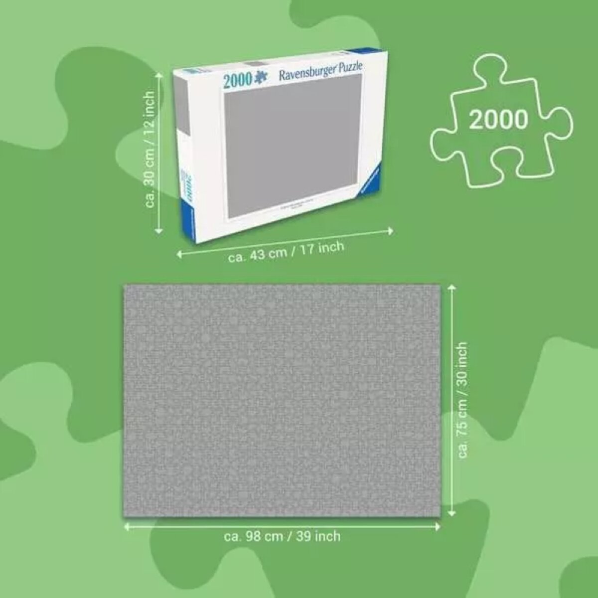 Ravensburger Puzzle 2000 Teile Die Lieblingssachen einer Hexe 98 x 75