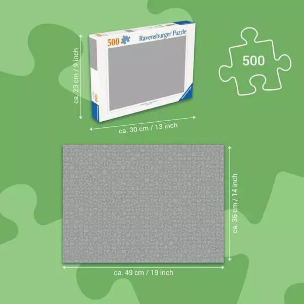 Ravensburger Puzzle 500 Teile Kakteen 49 x 36 cm