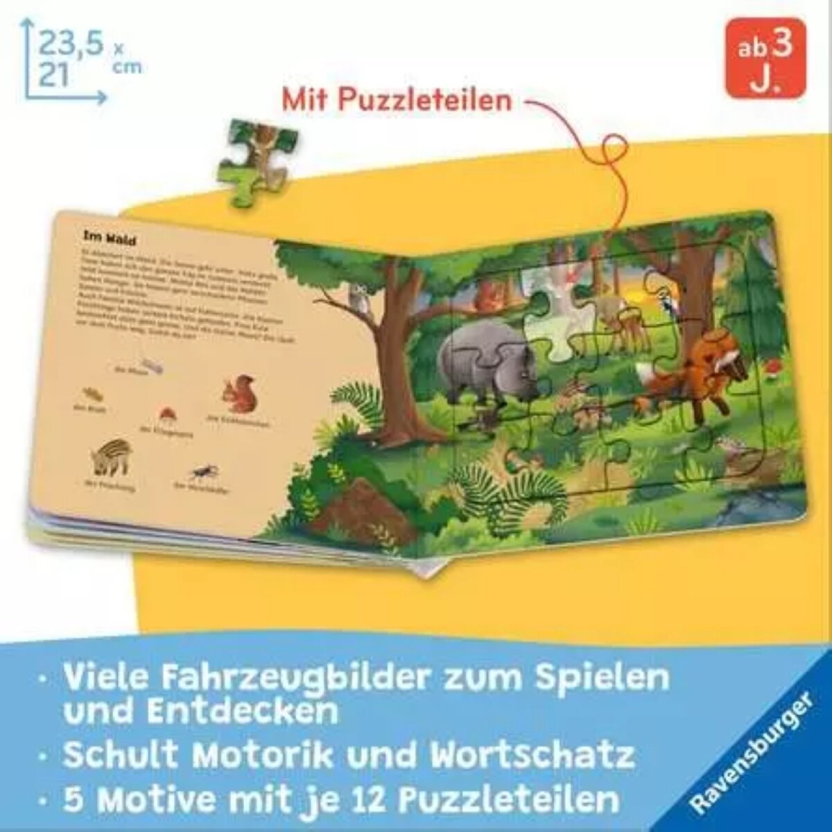 Ravensburger Puzzle-Buch - Tiere der Welt