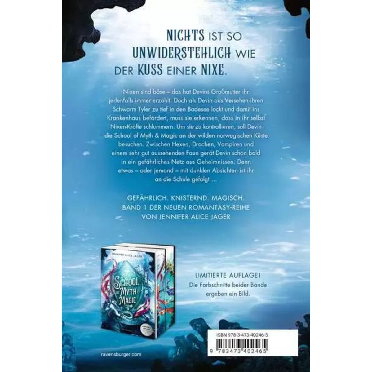 Ravensburger School of Myth & Magic, Band 1: Der Kuss der Nixe