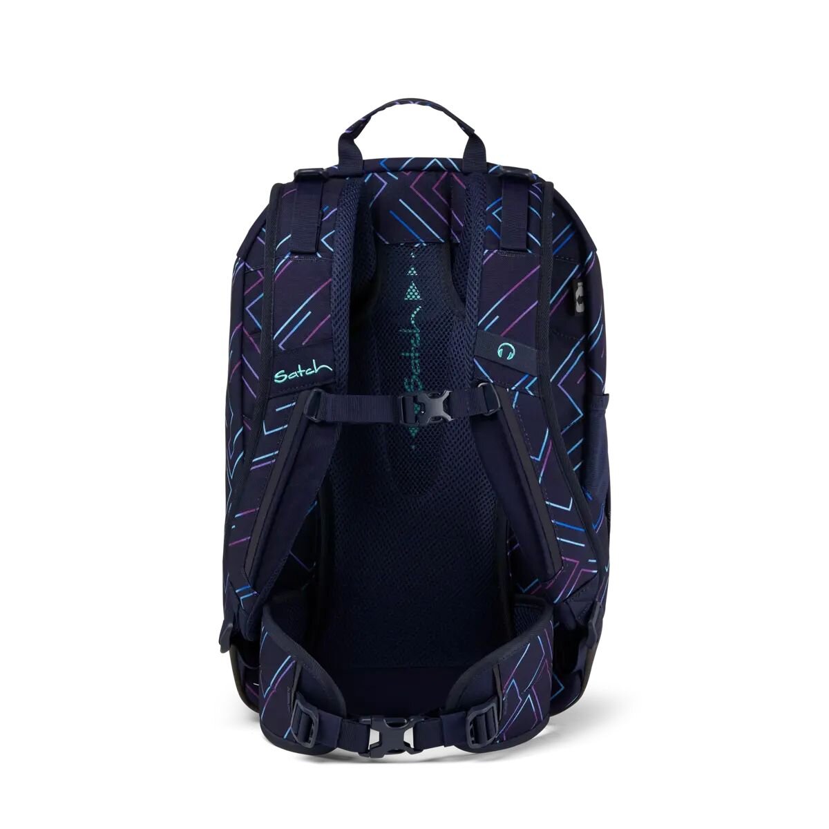 Satch Purple Laser AIR Schulrucksack
