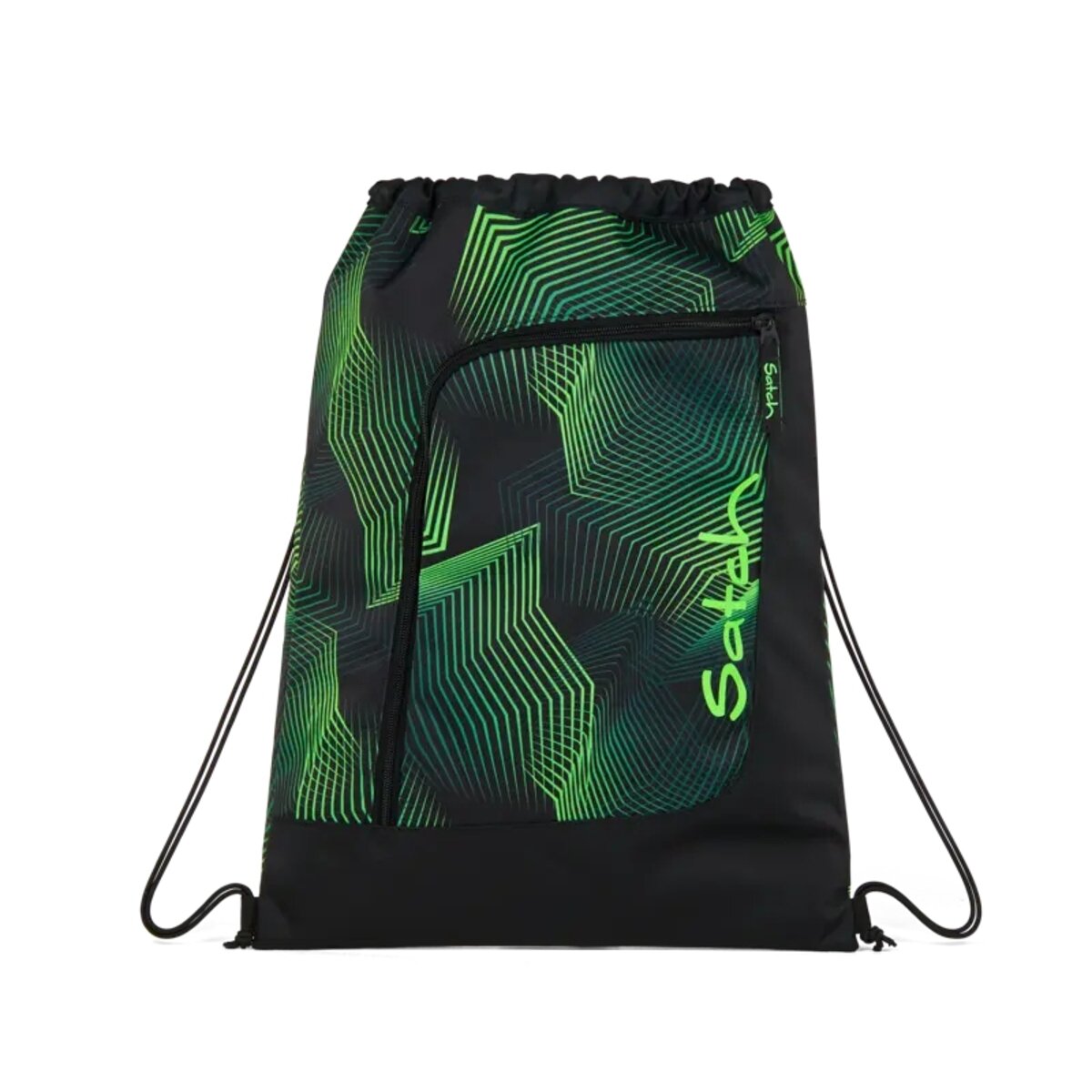 Satch Sportbeutel Seismic Green 33 x 44 x 1 cm 12 Liter schwarz grün