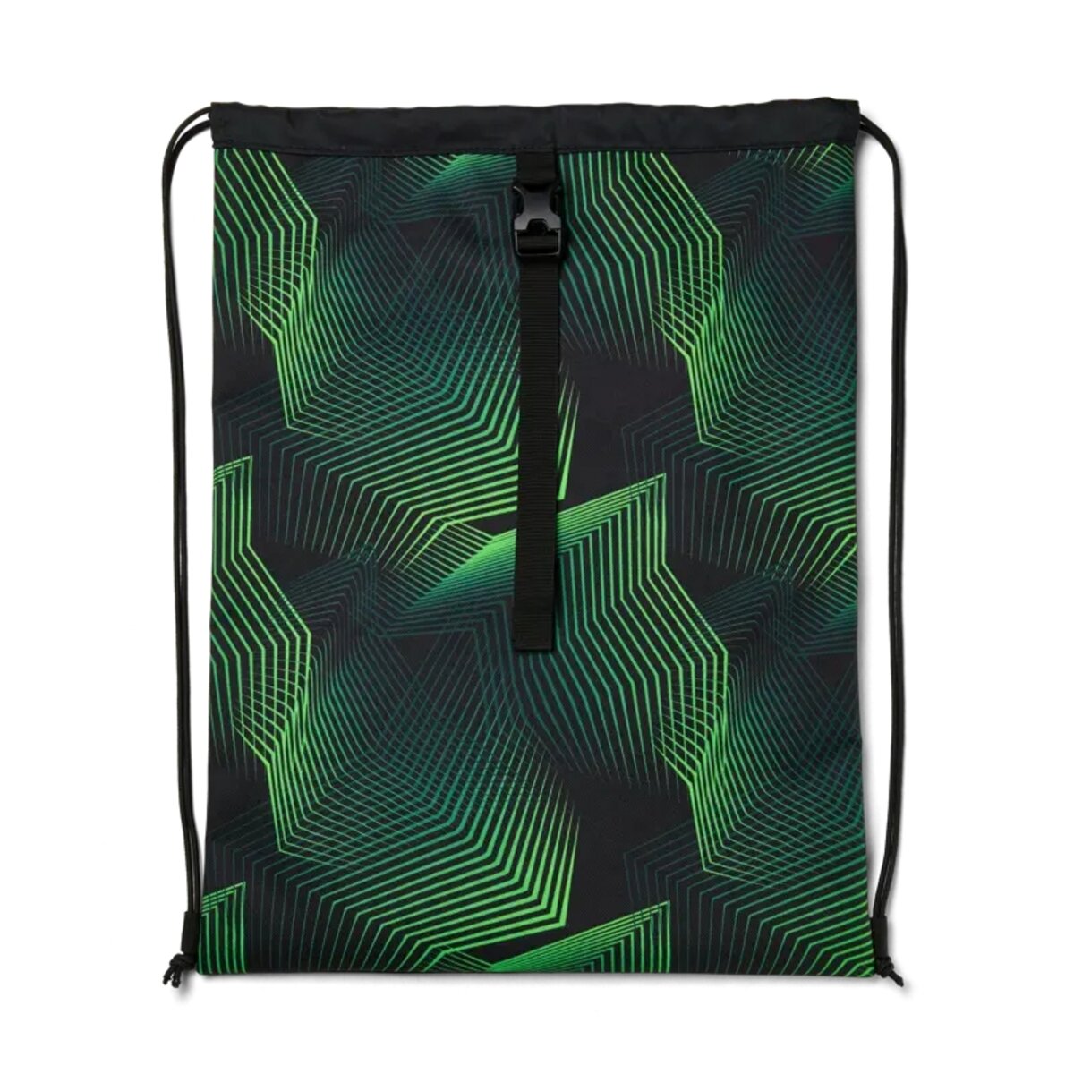 Satch Sportbeutel Seismic Green 33 x 44 x 1 cm 12 Liter schwarz grün