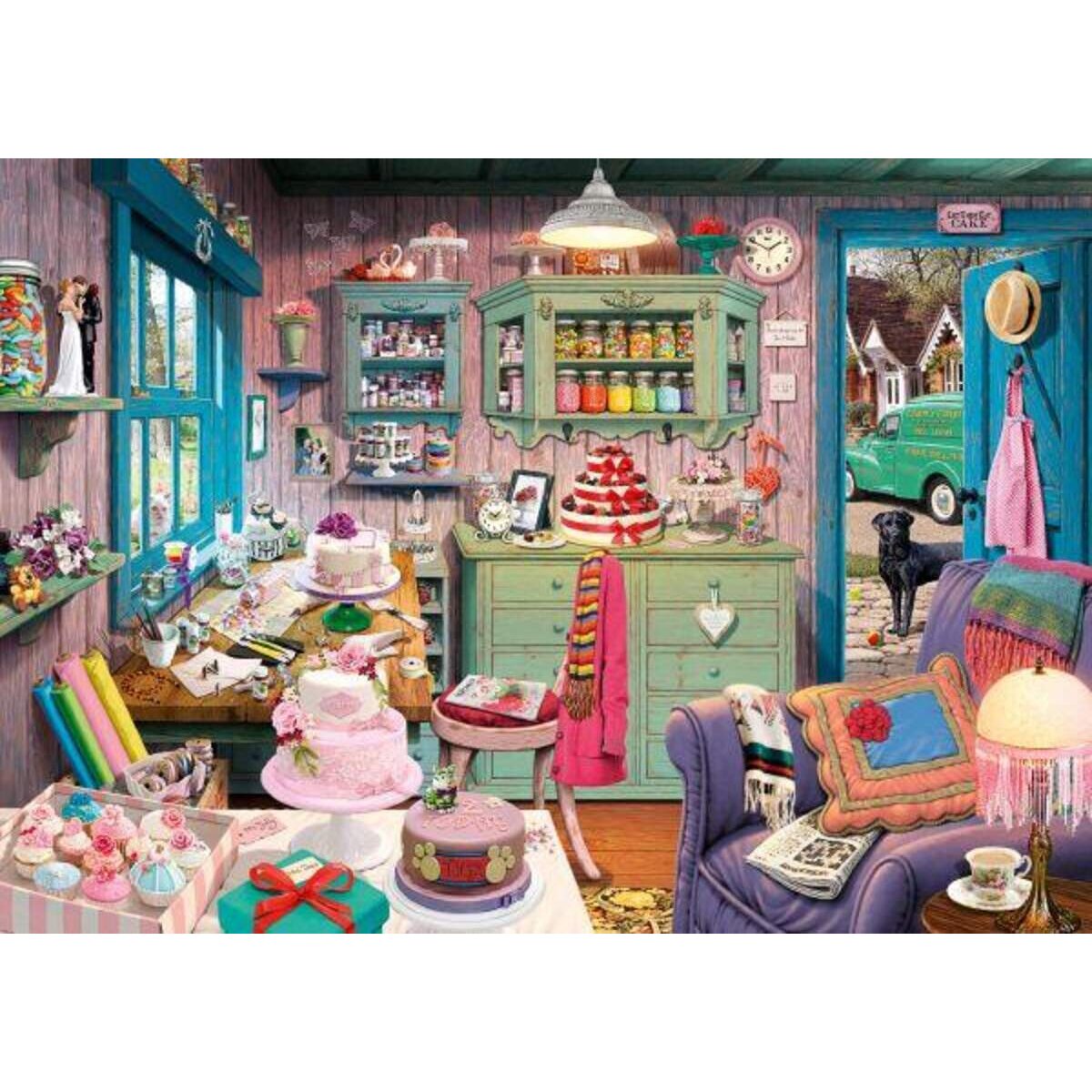 Schmidt Spiele Puzzle - Steve Read, Großmutters Stube, 1000 Teile