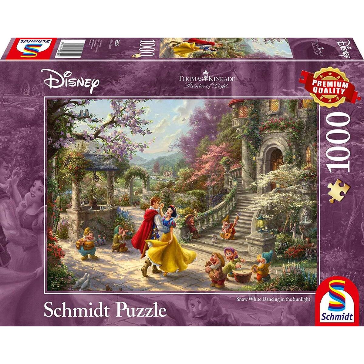 Schmidt Spiele Puzzle - Schneewittchen-Tanz mit dem Prinzen, 1000 Teile