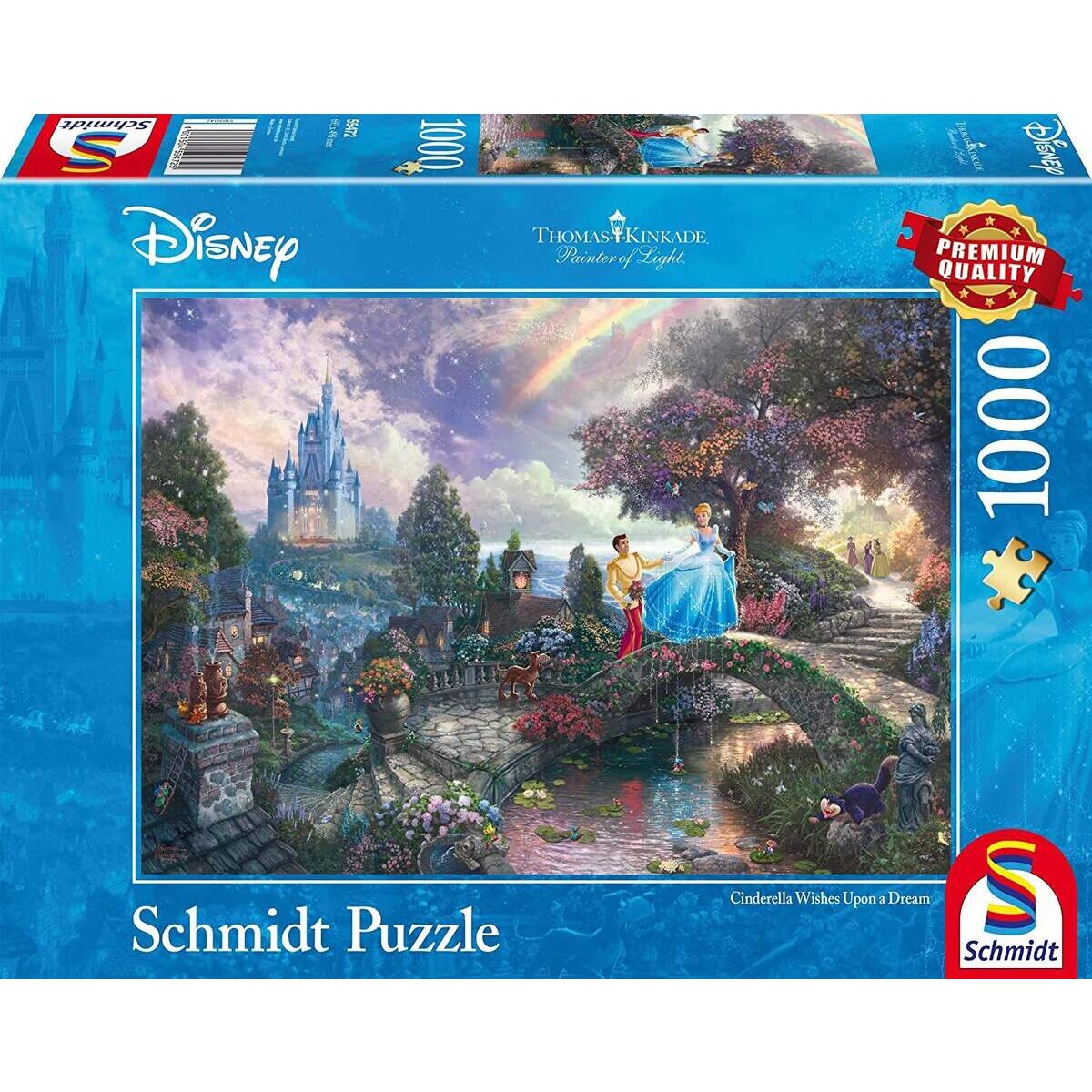 Schmidt Spiele Puzzle - Thomas Kinkade Disney Cinderella, 1000 Teile