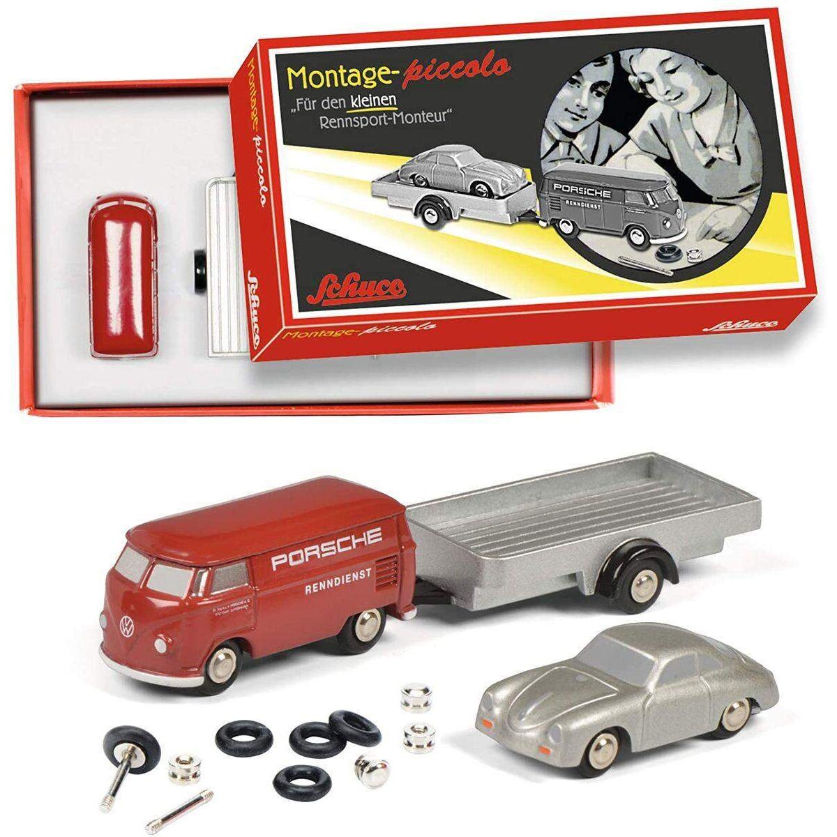 Schuco Piccolo Montagekoffer PORSCHE RENNDIENST